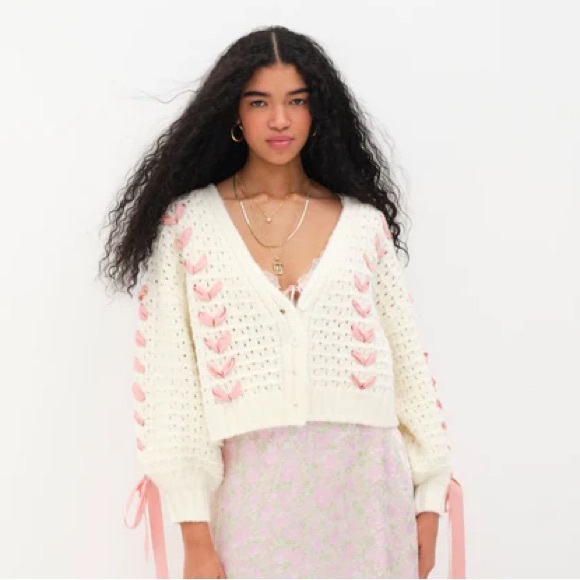 For love & lemons Laurel Oversized Cardigan - Picture 1 of 6